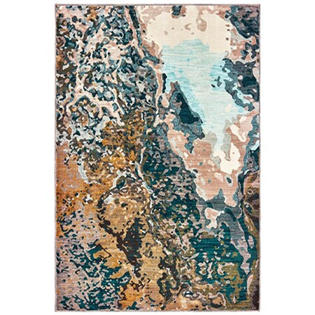 Oriental Weavers 9 ft. 10 in. x 12 ft. 10 in. Sedona Rectangular Area Rug Blue S9490B300390ST